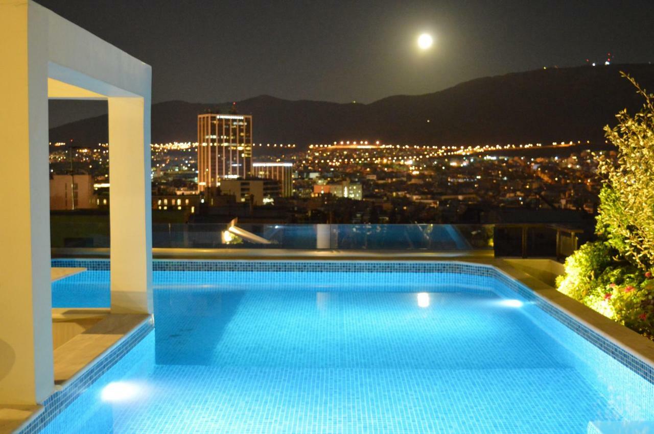 Athens Lycabettus Hill Penthouse, Private Roof Garden & Pool Atenas Exterior foto